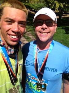 Just finished the Colfax Half Marathon.